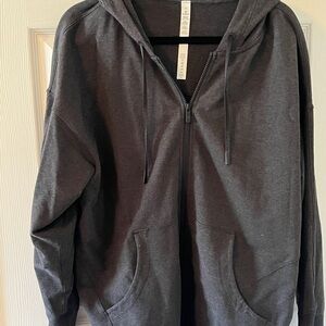 Lululemon Charcoal Zip-Up Hoodie